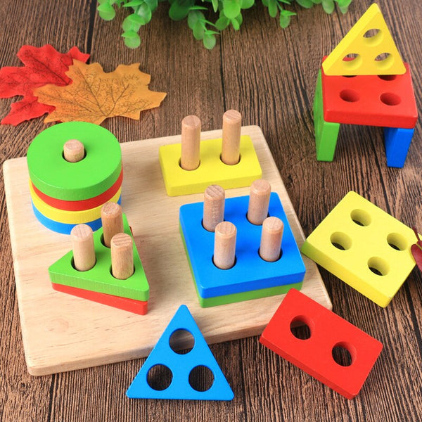 Wooden Puzzle Toddler Toys